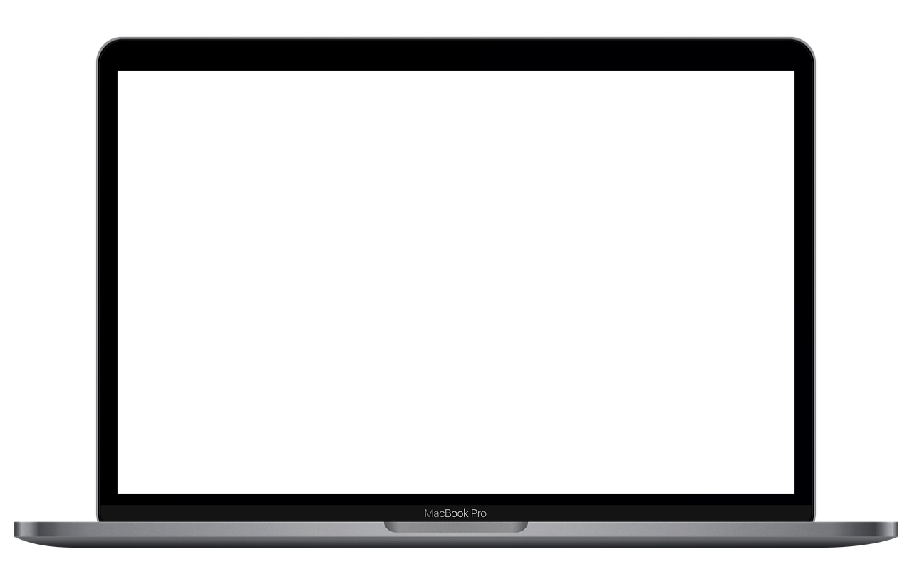 Laptop showcasing interface